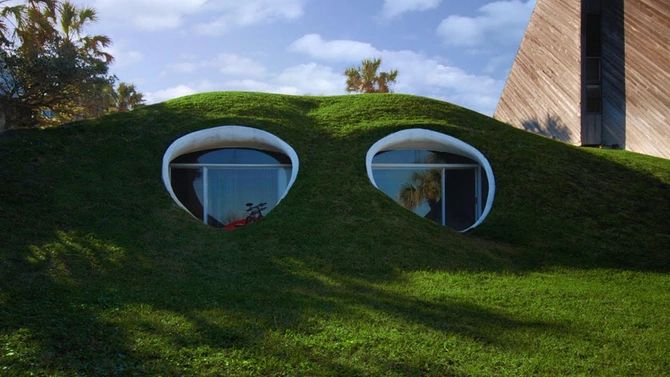 Şəlalənin, suyun üzərində yerləşir - Dünyada heyrətə gətirən EVLƏR