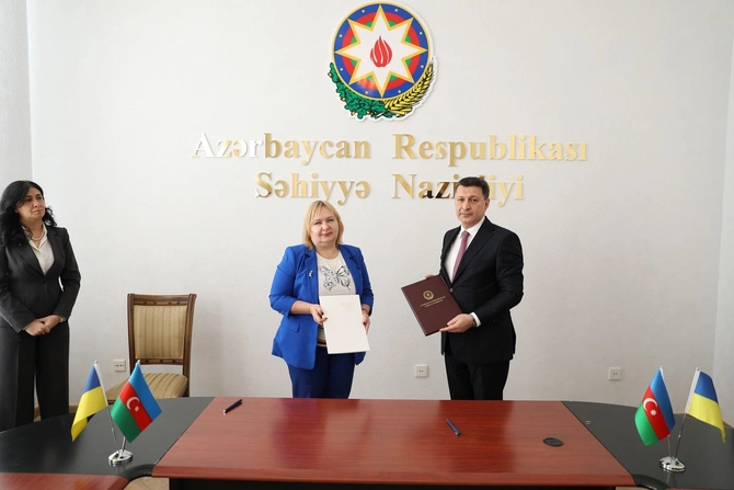 Ukrayna və Azərbaycan səhiyyə nazirləri saziş imzalayıb, əməkdaşlıq genişləndirilir Ukrayna və Azərbaycan səhiyyə nazirləri saziş imzalayıb, əməkdaşlıq genişləndirilir