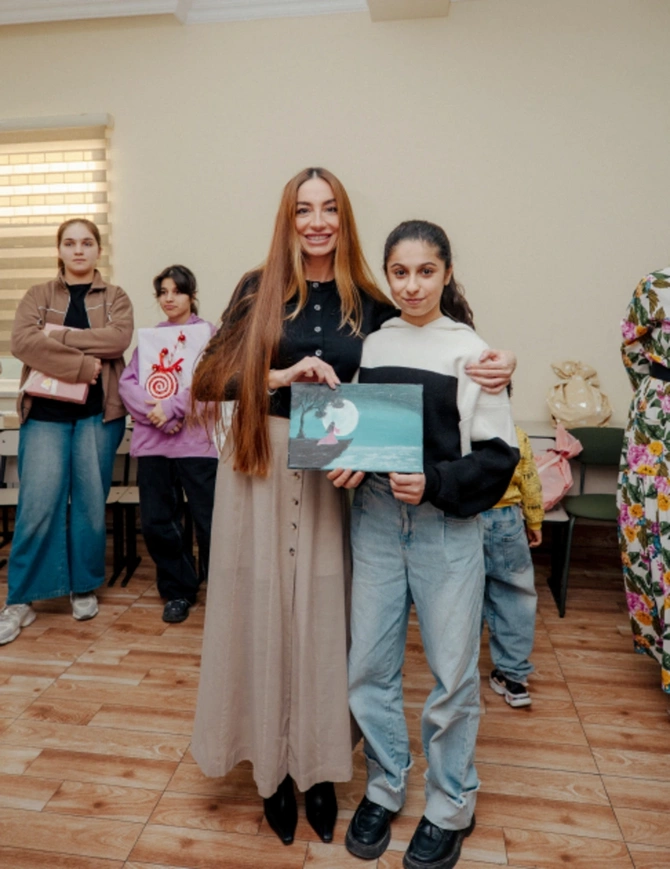 Leyla Əliyeva, Arzu Əliyeva və Alyona Əliyeva 