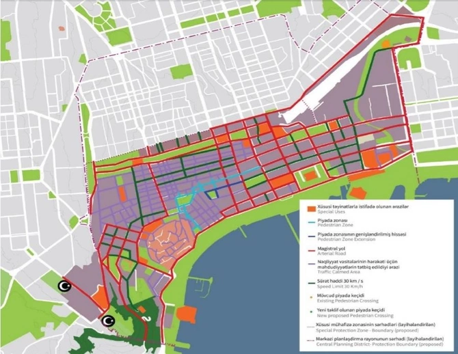 Bakının mərkəzi küçələrində sürət həddi 50 km/saat olacaq - VACİB AÇIQLAMA