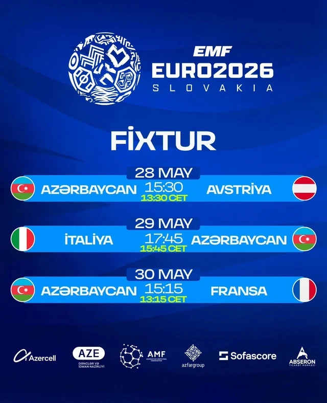 Avropa çempionatı: Azərbaycan Avstriyaya qarşı - FOTO