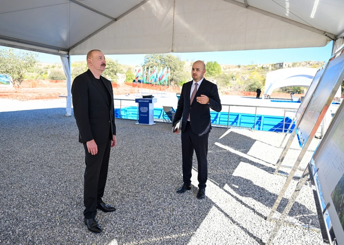The foundation for the second and third residential complexes has been laid in the city of Jabrayil The foundation for the second and third residential complexes has been laid in the city of Jabrayil