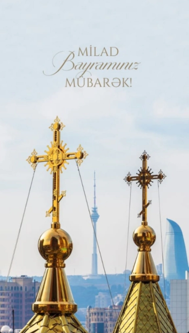 Alyona Əliyeva Milad bayramı ilə bağlı paylaşım edib