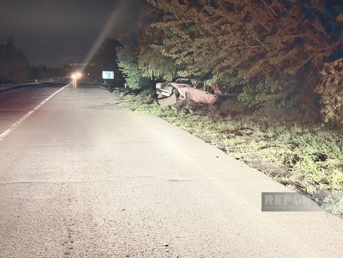 Yevlaxda avtomobil qəzası olub, 10 yaşlı qız ölüb