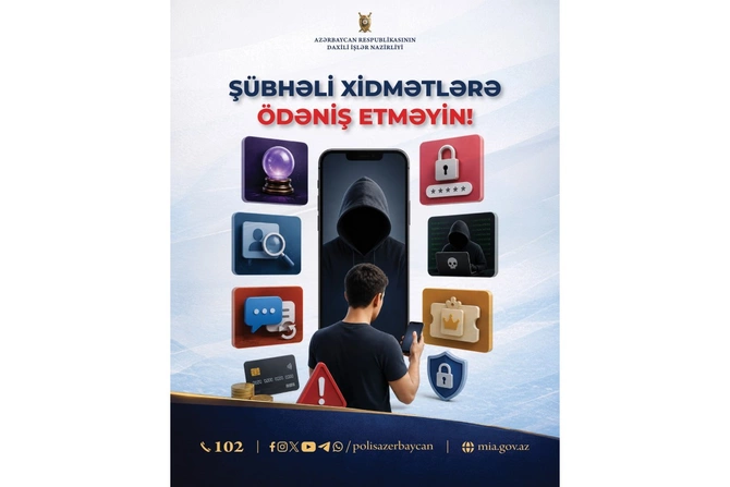 DİN sosial şəbəkələrdə saxta xidmətlərlə bağlı xəbərdarlıq edib