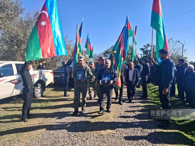 İmişlidə I Qarabağ müharibəsinin itkin-şəhidi Elçin Heydərov dəfn edilib İmişlidə I Qarabağ müharibəsinin itkin-şəhidi Elçin Heydərov dəfn edilib