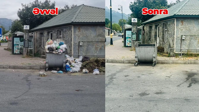 Qəbələdə ətraf mühiti çirkləndirənlər cəzalandırılıb - FOTO