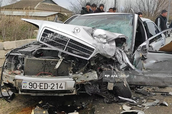 Tərtərdə yol qəzası olub, yaralılar var