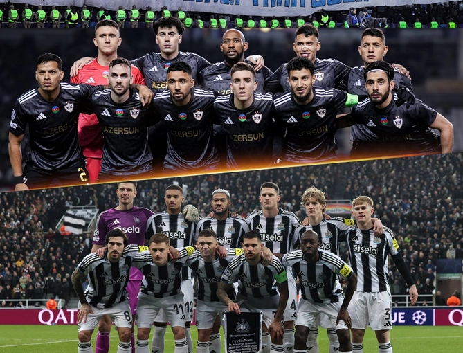 UEFA Champions League: Qarabag and Newcastle announce starting lineups ...