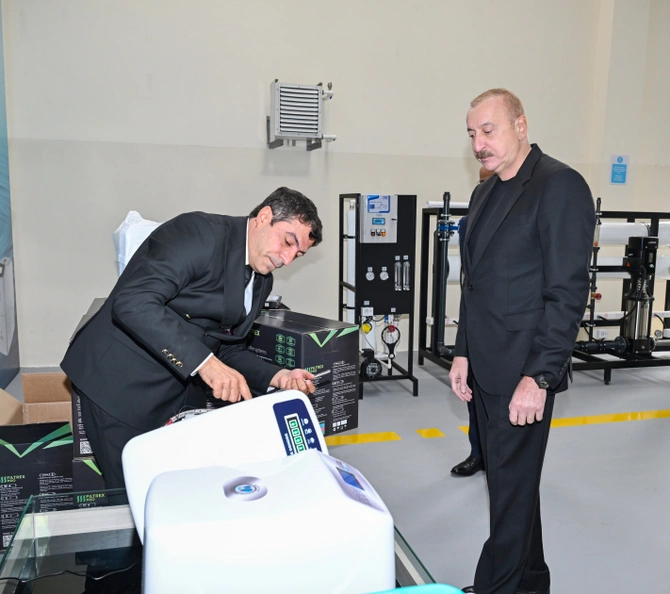 Sabirabadda su filtrlərinin istehsalı müəssisəsinin fəaliyyəti ilə tanışlıq Sabirabadda su filtrlərinin istehsalı müəssisəsinin fəaliyyəti ilə tanışlıq