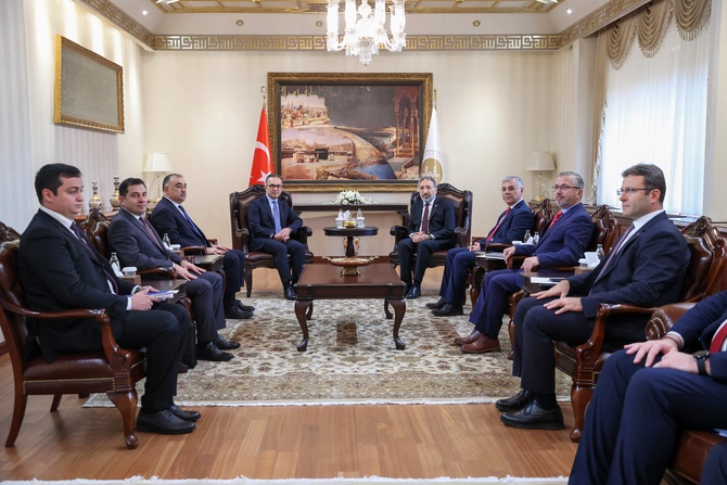 Dövlət Komitəsinin sədri Türkiyənin Diyanət İşləri İdarəsinin rəhbəri ilə görüşüb Dövlət Komitəsinin sədri Türkiyənin Diyanət İşləri İdarəsinin rəhbəri ilə görüşüb