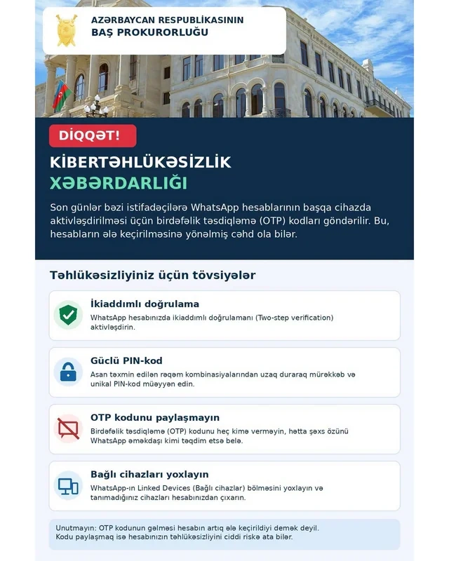 Baş Prokurorluqdan 