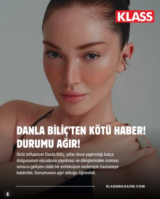 Danla Biliç xəstəxanaya yerləşdirildi - Vəziyyəti ağırdır