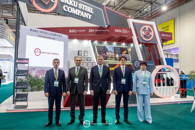 Baku Steel Company Caspian Oil & Gas 2026 sərgisində