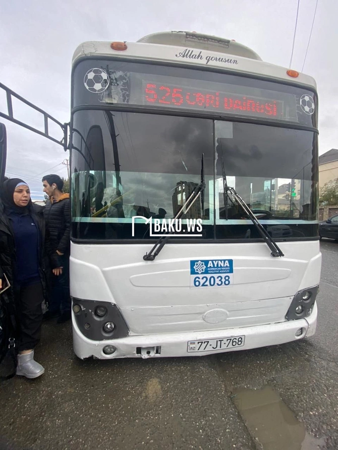 Avtobus xarab oldu - Sərnişinlər YOLDA QALDI Avtobus xarab oldu - Sərnişinlər YOLDA QALDI