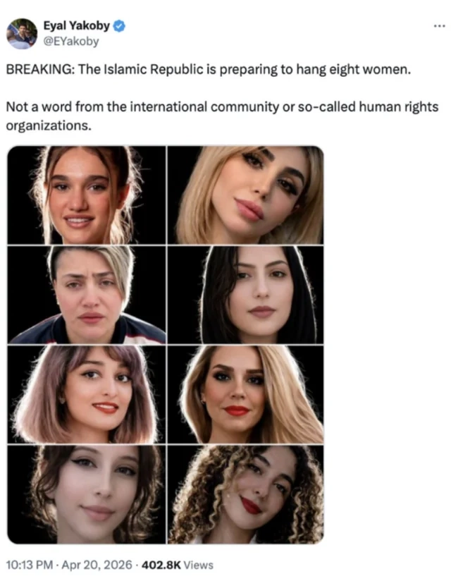 Tramp İran liderlərini qadınları həbsdən buraxmağa çağırdı