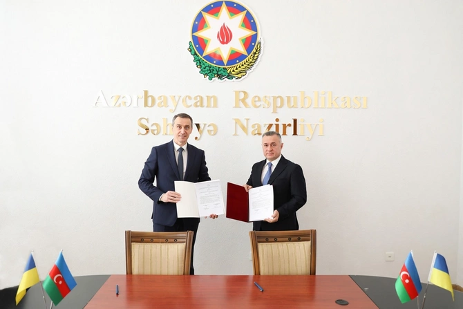 Ukrayna və Azərbaycan səhiyyə nazirləri saziş imzalayıb, əməkdaşlıq genişləndirilir Ukrayna və Azərbaycan səhiyyə nazirləri saziş imzalayıb, əməkdaşlıq genişləndirilir