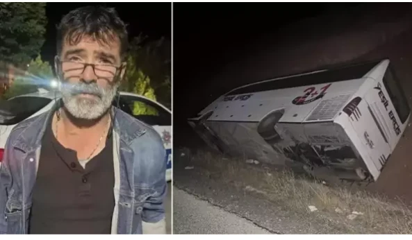 Türkiyədə avtobus qəzaya düşdü - Sürücü 24 sərnişinin həyatını xilas etdi