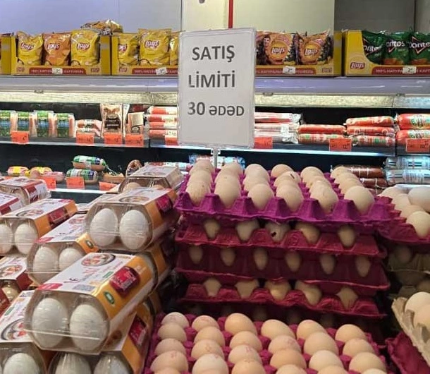 Azərbaycanda yumurta ilə bağlı qıtlıq yaranıb? - RƏSMİ CAVAB