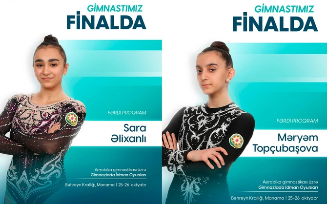 Azərbaycan gimnastları Gimnaziadada finala vəsiqə qazanıblar