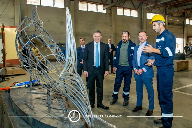 Polad incəsənətə çevriləndə - Baku Steel Art