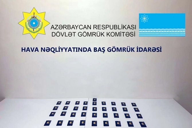 Dubaydan Bakıya qızıl külçələr keçirmək istədi - SAXLANILDI