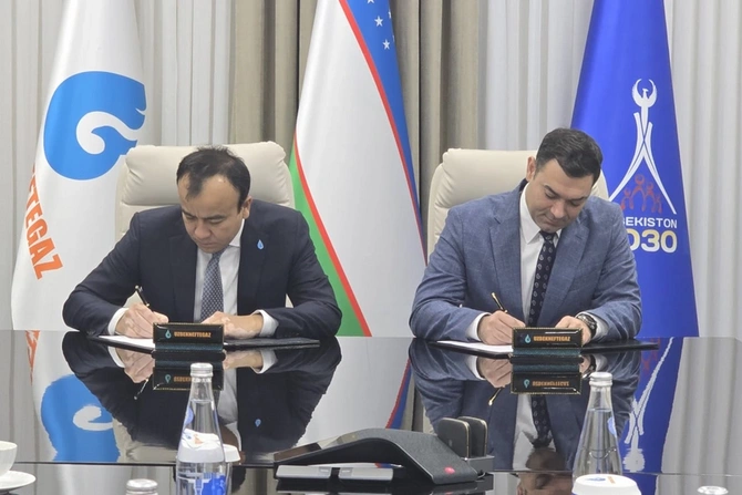 SOCAR "Uzbekneftegaz"la süni intellektin tətbiqi sahəsində Anlaşma Memorandumunu imzalayıb SOCAR "Uzbekneftegaz"la süni intellektin tətbiqi sahəsində Anlaşma Memorandumunu imzalayıb