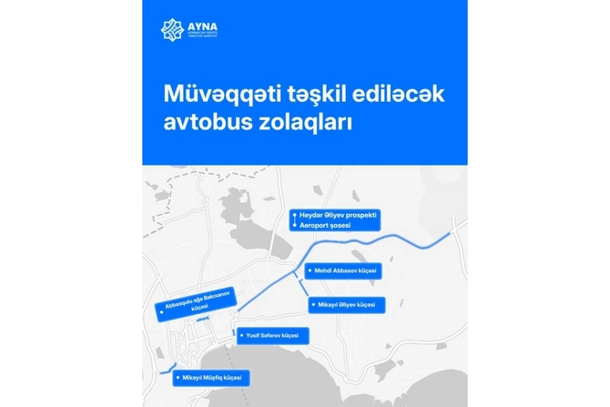 WUF13 çərçivəsində Bakıda xüsusi hərəkət zolaqları yaradılacaq - BU KÜÇƏLƏRDƏ