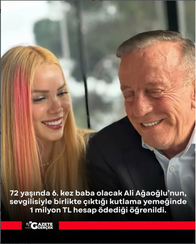 72 yaşlı iş adamı sevgilisi ilə getdiyi restorana 1 milyon hesab ödədi