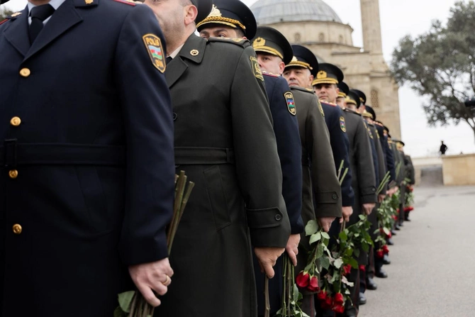 DİN-in şəxsi heyəti 20 Yanvar şəhidlərinin xatirəsini yad edib