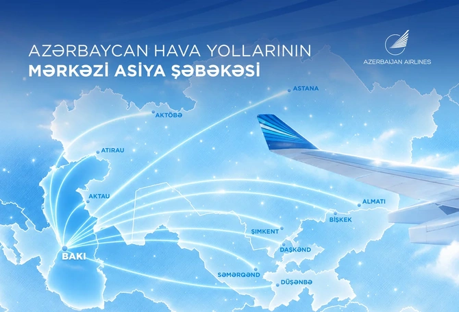 AZAL 8 ayda Mərkəzi Asiya ölkələrinə 400 000-ə yaxın sərnişin daşıyıb
