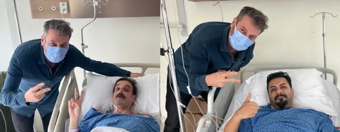 11 saat əməliyyat keçirən Ufuk Özkanın xəstəxanadan fotosu yayıldı