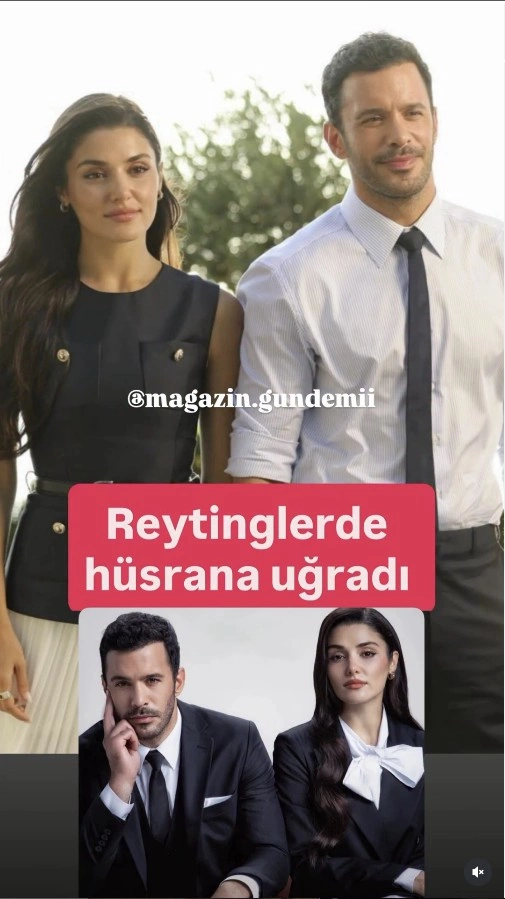Hande Erçelin serialı gözlənilən reytinqi vermədi Hande Erçelin serialı gözlənilən reytinqi vermədi