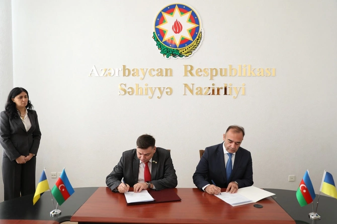 Ukrayna və Azərbaycan səhiyyə nazirləri saziş imzalayıb, əməkdaşlıq genişləndirilir Ukrayna və Azərbaycan səhiyyə nazirləri saziş imzalayıb, əməkdaşlıq genişləndirilir