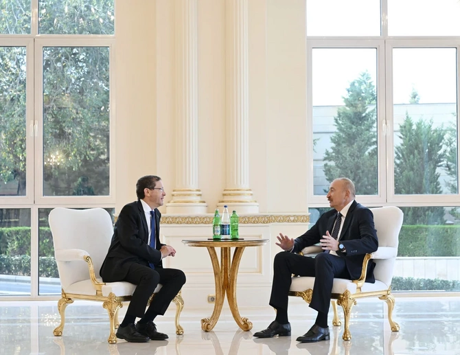 İlham Əliyev ilə İsrail Prezidenti arasında görüş olub