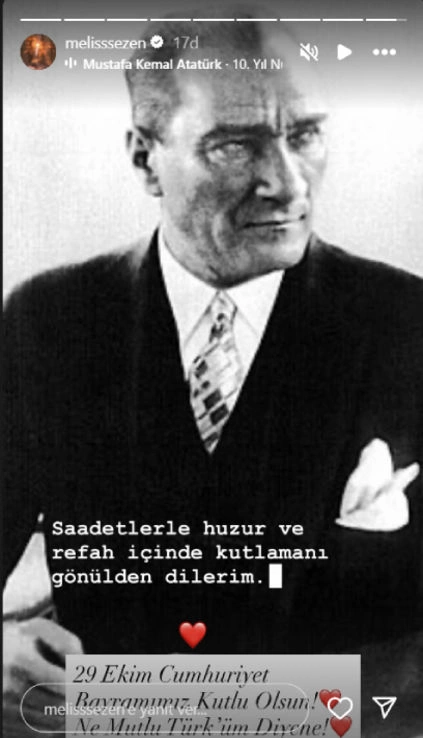 Məşhurlardan 29 Oktyabr – Cümhuriyyət bayramı PAYLAŞIMLARI Məşhurlardan 29 Oktyabr – Cümhuriyyət bayramı PAYLAŞIMLARI