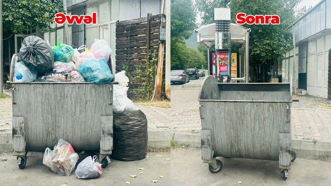 Qəbələdə ətraf mühiti çirkləndirənlər cəzalandırılıb - FOTO