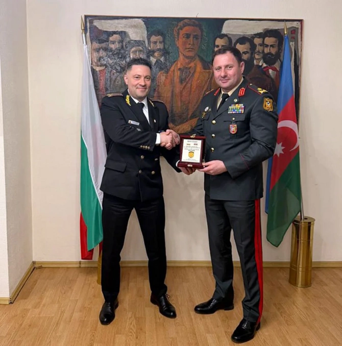 Azərbaycan və Bolqarıstanın hərbi polislərinin əməkdaşlığı müzakirə olunub