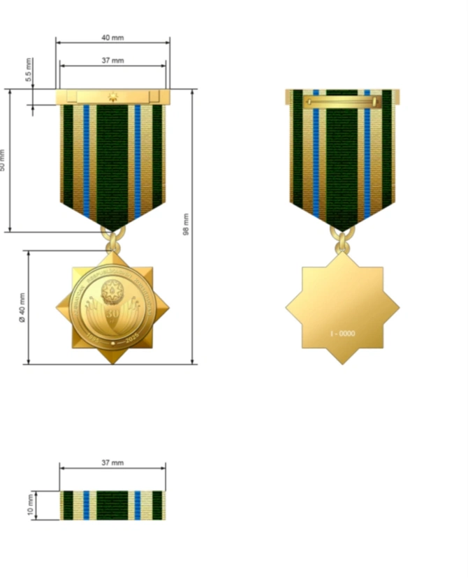 MM Konstitusiyanın 30 illiyi ilə bağlı yubiley medalının təsis edilməsini təsdiqləyib MM Konstitusiyanın 30 illiyi ilə bağlı yubiley medalının təsis edilməsini təsdiqləyib