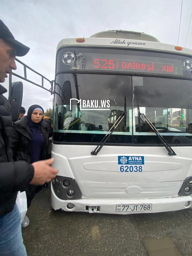 Avtobus xarab oldu - Sərnişinlər YOLDA QALDI Avtobus xarab oldu - Sərnişinlər YOLDA QALDI