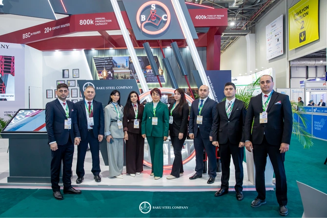 Baku Steel Company Caspian Oil & Gas 2026 sərgisində