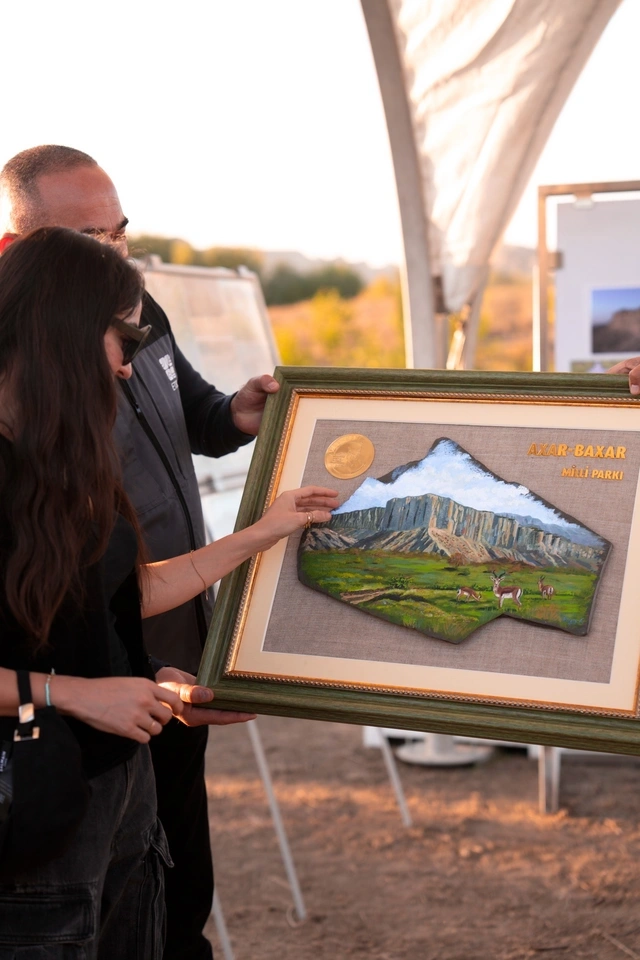 Leyla Əliyeva və Arzu Əliyeva Qaxda Axar-Baxar Milli Parkının açılış mərasimində iştirak ediblər Leyla Əliyeva və Arzu Əliyeva Qaxda Axar-Baxar Milli Parkının açılış mərasimində iştirak ediblər