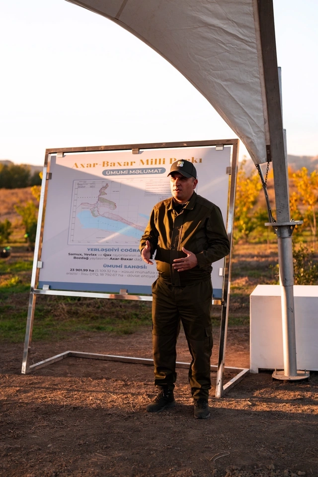 Leyla Əliyeva və Arzu Əliyeva Qaxda Axar-Baxar Milli Parkının açılış mərasimində iştirak ediblər Leyla Əliyeva və Arzu Əliyeva Qaxda Axar-Baxar Milli Parkının açılış mərasimində iştirak ediblər