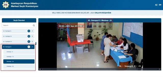 Sumqayıtda müşahidə kameralarının işləməməsi haqda məlumat yalandır