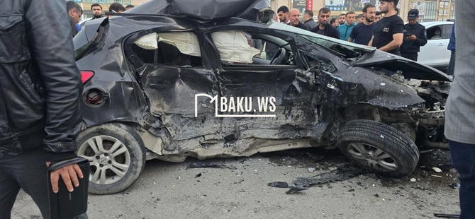 Sədərəkdə baş verən ağır qəzanın ANBAAN GÖRÜNTÜSÜ