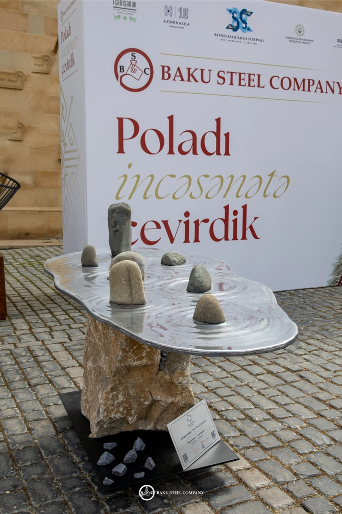 Baku Steel Company Xalça Festivalında polad sənətini təqdim etdi