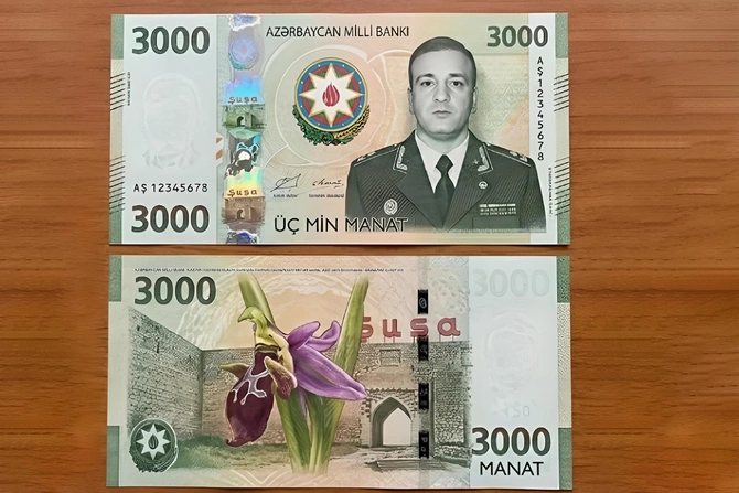 Polad Həşimovun şəkli olan 3000 manatlıq əsginaslar tədavülə buraxılıb?