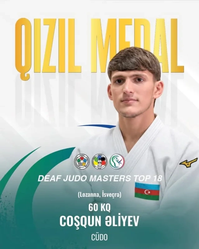 Coşqun Əliyev qızıl medal qazanıb