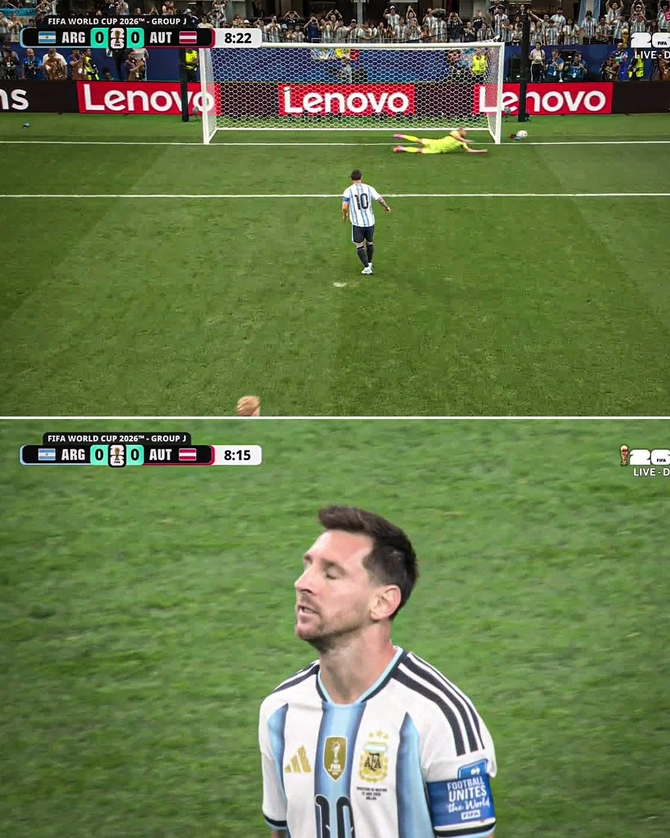 Messi Argentina - Avstriya matçında hesabı açıb