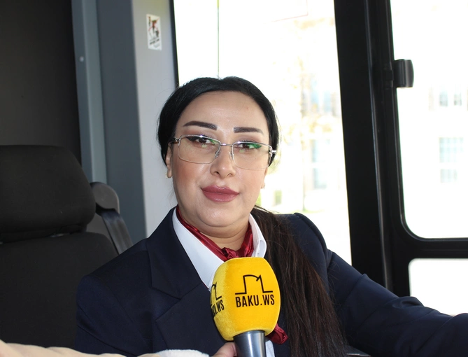 Qadın avtobus sürücüsü: 